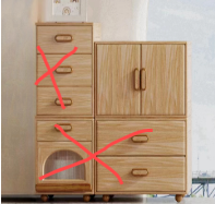 【Showroom】All solid wood children's wardrobe two door two door wardrobe children's storage cabinet children's room wardrobe-Smart-Living