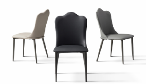 PRE ORDER / BTO PACKAGE - A - DINING CHAIR - Minimalist dining chair Italian restaurant home small apartment Internet celebrity style 