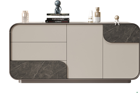 PRE-ORDER Living Room Furniture Stainless Steel Buffet Table Sideboard