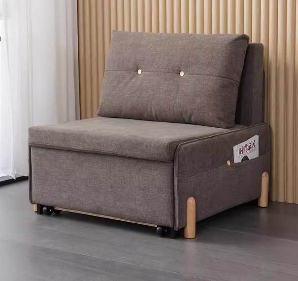 [PRE-ORDER] Foldable Microfiber Single Seater Sofa Bed