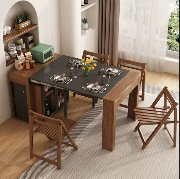 [PRE-ORDER] Modern Dining Tables Multi-functional Extendable Tables 