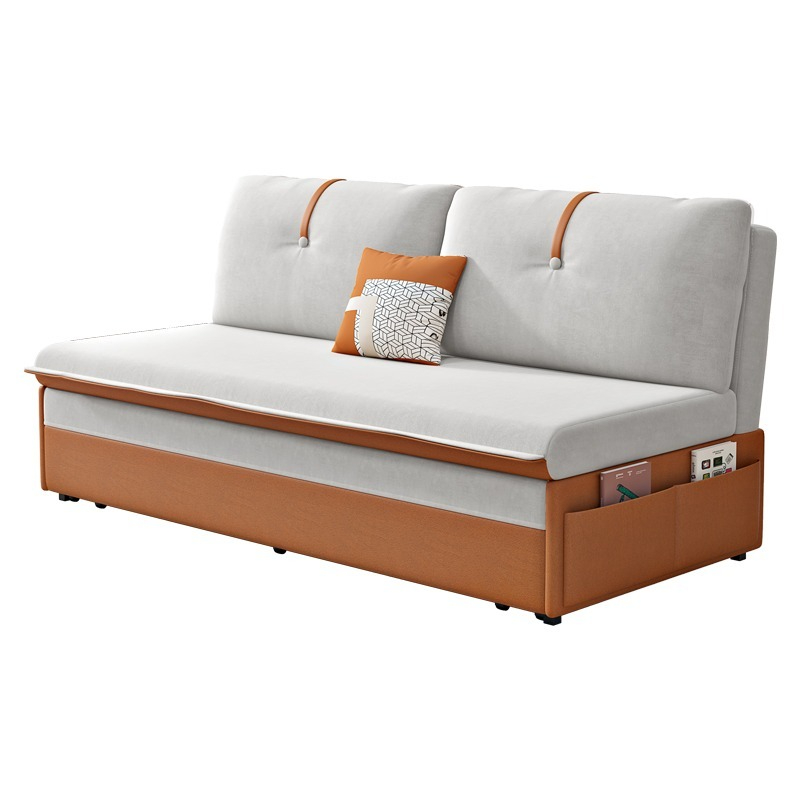 [Pre-order]  Technology cloth sofa bed can be folded and dual-purpose balcony, study room multi-function telescopic removable and washable small apartment without armrestless bed-Smart-Living