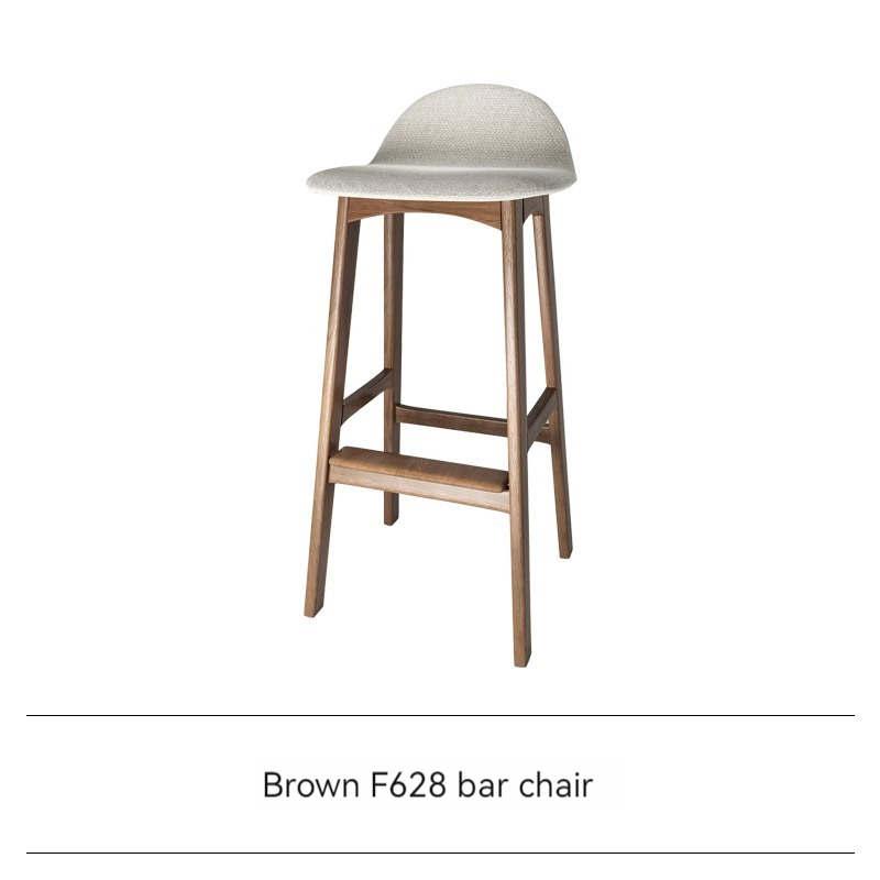 [Pre-order]  Light luxury modern simple dining chair cream style living room home thick back chair net celebrity commercial dining room stool chair-Smart-Living