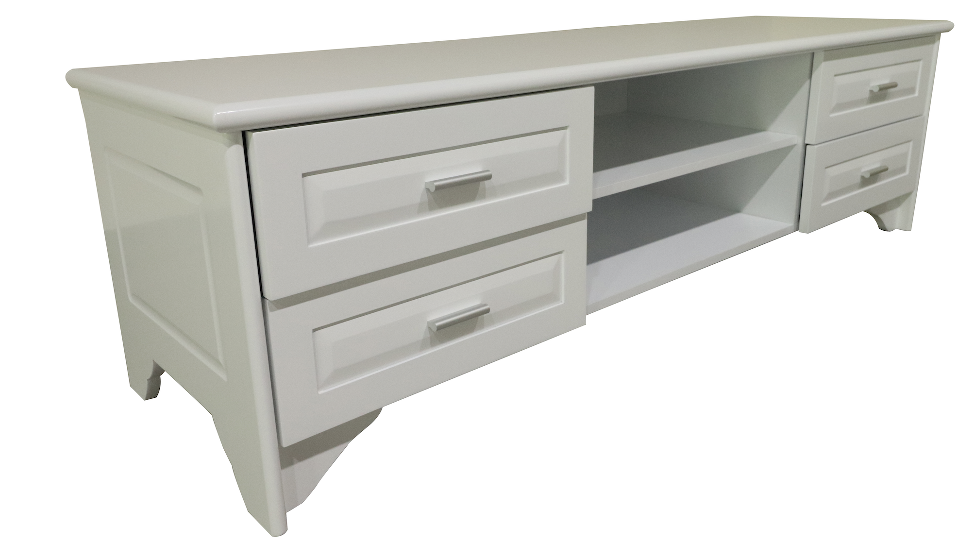 Living room TV cabinet, solid wood integrated storage cabinet, modern minimalist style, living room, bedroom-Smart-Living