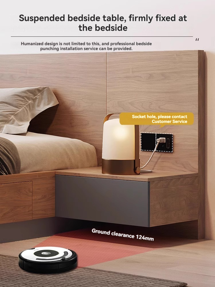 [Pre-order] Tatami Platform Storage Bed (1.5/ 1.8m) - with Bedside Cabinet and (Coconut Palm/ Latex) Mattress-Smart-Living