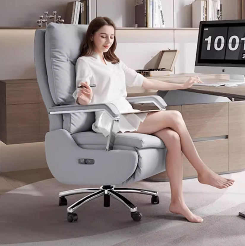 【Showroom】CHEERS Fabric Office Chair With Electric Recliner For Headrest Nap, Computing Or Gaming K1229-Smart-Living
