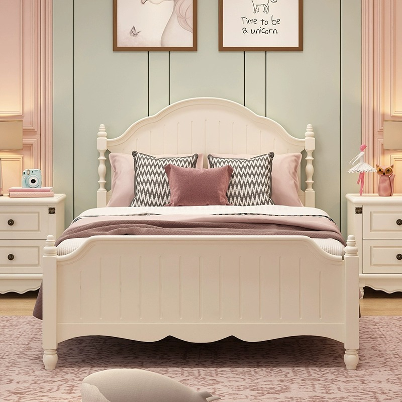 [Pre-order]  Korean style bed modern minimalist small unit master bedroom double bed wedding bed full house set bedroom furniture combination bed set-Smart-Living