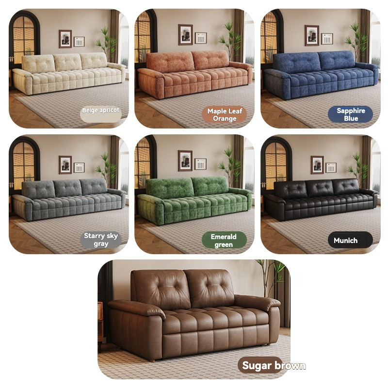 【Pre-order】Puff sofa bed foldable and retractable dual-purpose apartment living room