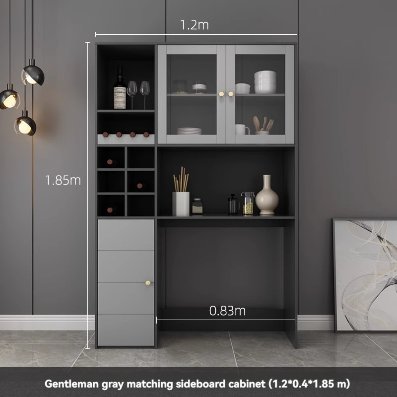 [Pre-order] Oulang Scandinavian simple living room dining table and chairs combination of modern small household household restaurant foldable rectangular eating table-Smart-Living