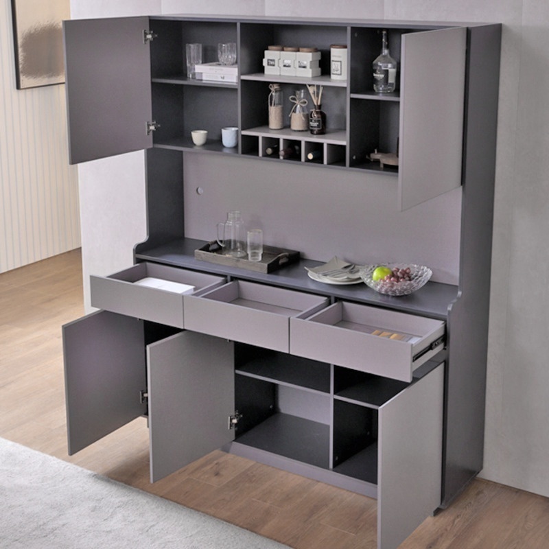 [Pre-order]  Side Cabinet Wood Moon Nordic Side Cabinet - Home Cabinet - Modern Simple Storage