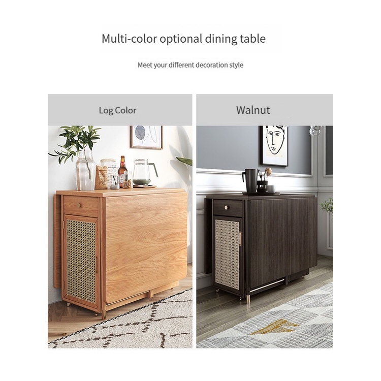 [Pre-order]  Foldable Dining Table Set With Storage | Dining Table | Table | Foldable Table | Dining Table sets-Smart-Living