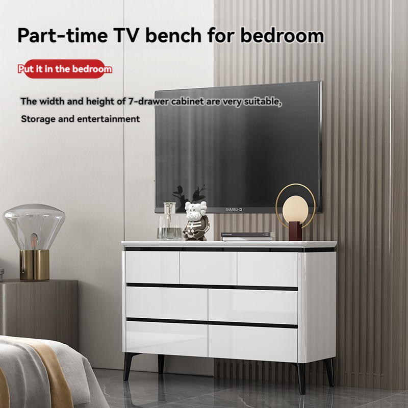 [pre order]Scandinavian minimalist modern bedroom, large storage cabinet, living room, TV cabinet,-Smart-Living