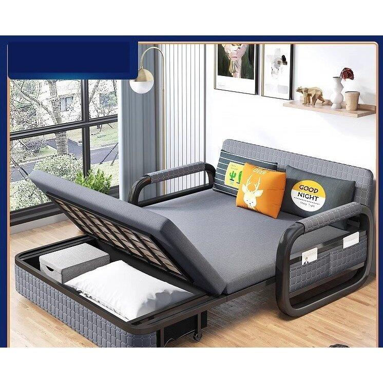 [Pre-order]  Sofa bed foldable dual-use multi-functional storage retractable balcony single double living room small apartment model-Smart-Living