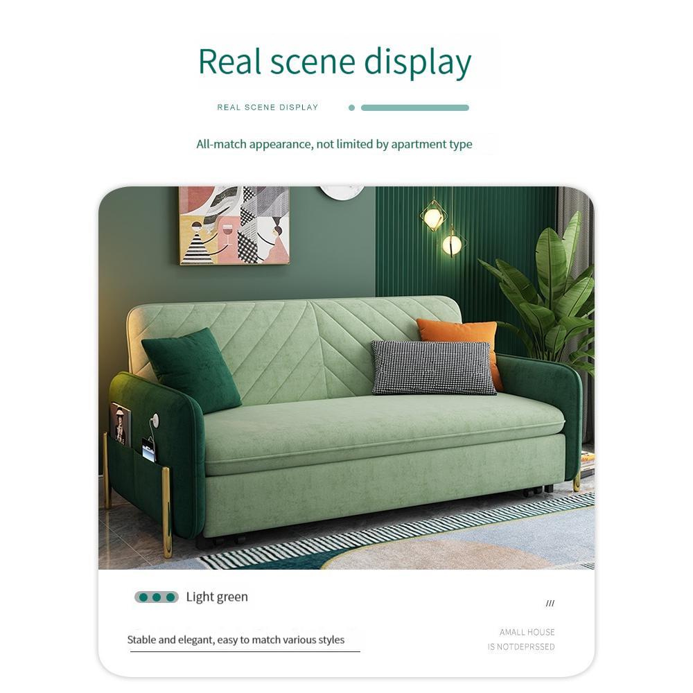 【Showroom】Sofa Bed With Storage Dual Purpose Foldable Bed/ Lazy Sofa Bed Foldable | Storage Bed Sofa Chair-Smart-Living