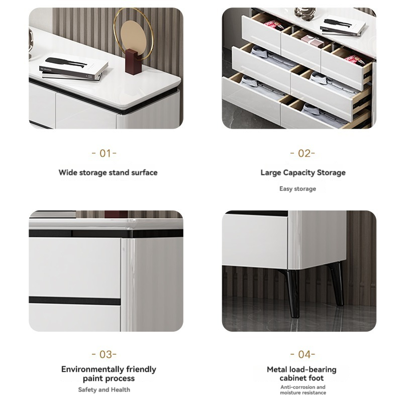 [pre order]Scandinavian minimalist modern bedroom, large storage cabinet, living room, TV cabinet,-Smart-Living