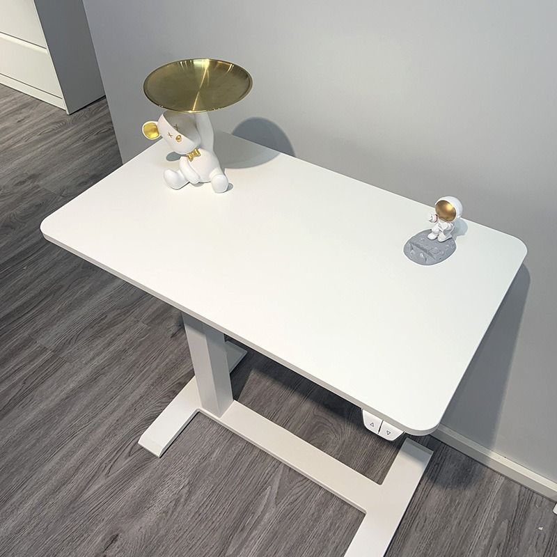 【Showroom】Smart Electric Power Battery Lift Desk, Bedside Table, Home Office Bedroom Student Computer Desk, Dormitory Lazy Table-Smart-Living