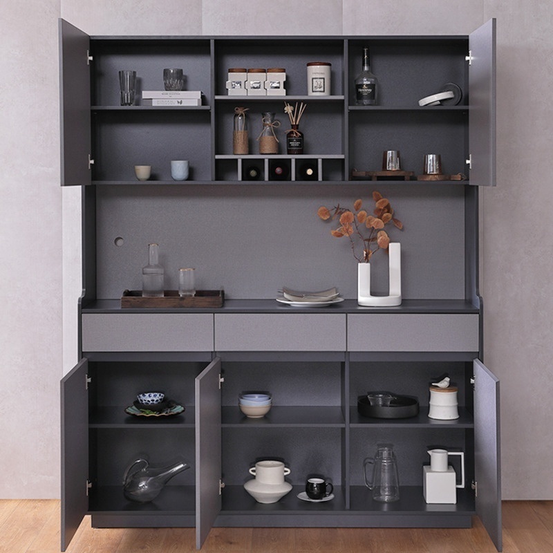 [Pre-order]  Side Cabinet Wood Moon Nordic Side Cabinet - Home Cabinet - Modern Simple Storage
