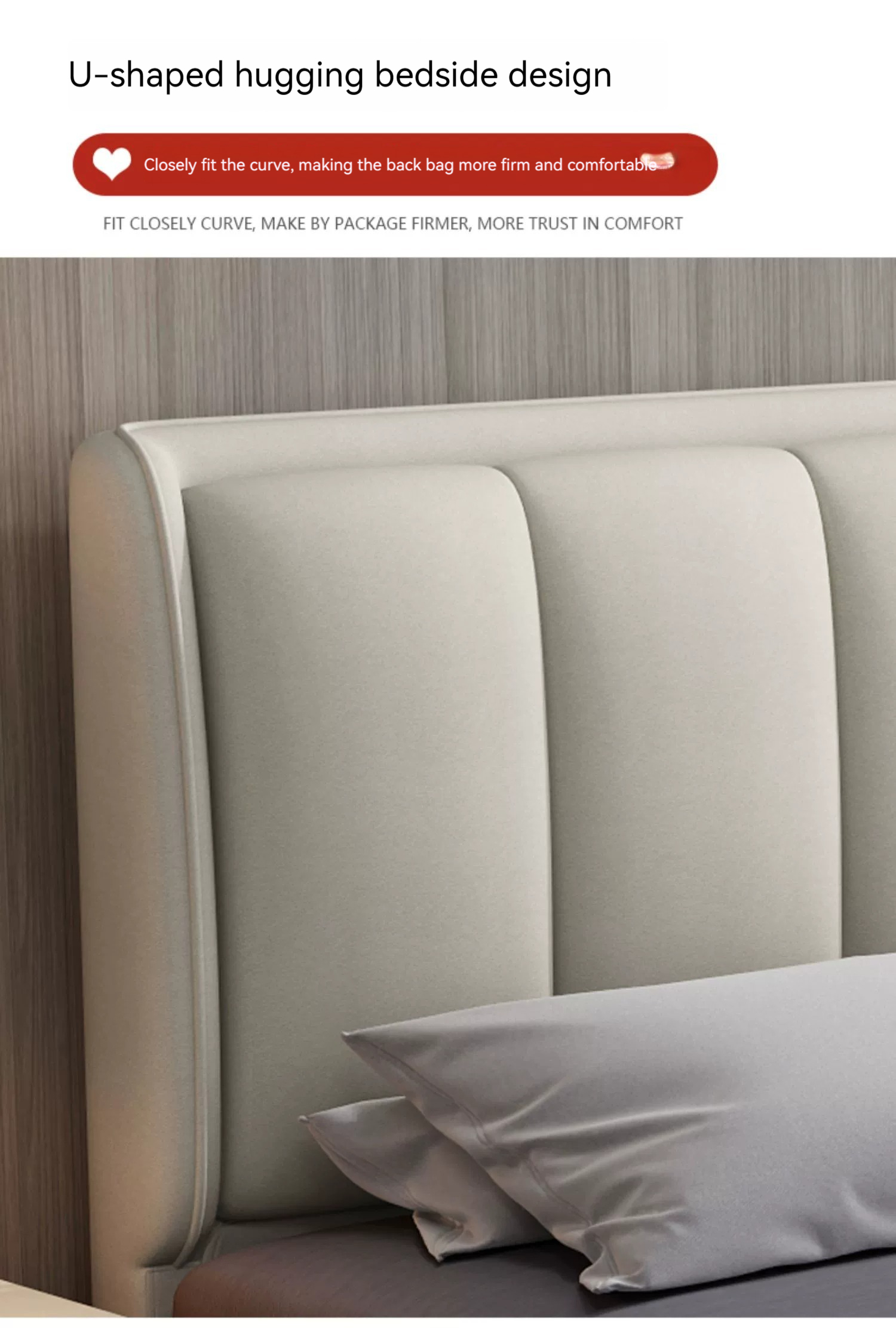 [Pre-order] WM Italian minimalist technology fabric bed, modern and simple master bedroom, high-end and grand light luxury king bed, double bedroom fabric bed-Smart-Living