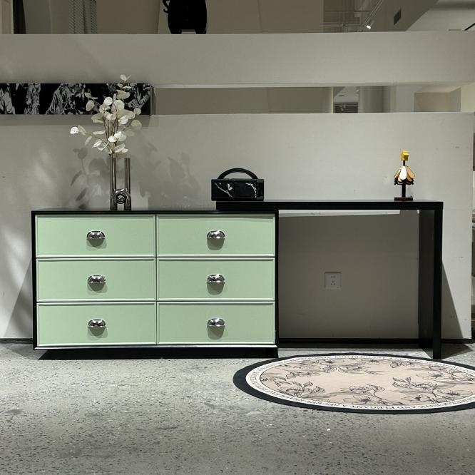 BSYR- DT-01 [PRE-ORDER]  Dressing Table and Chest of Drawers Combination, Extendable End-of-Bed Storage and Makeup Table