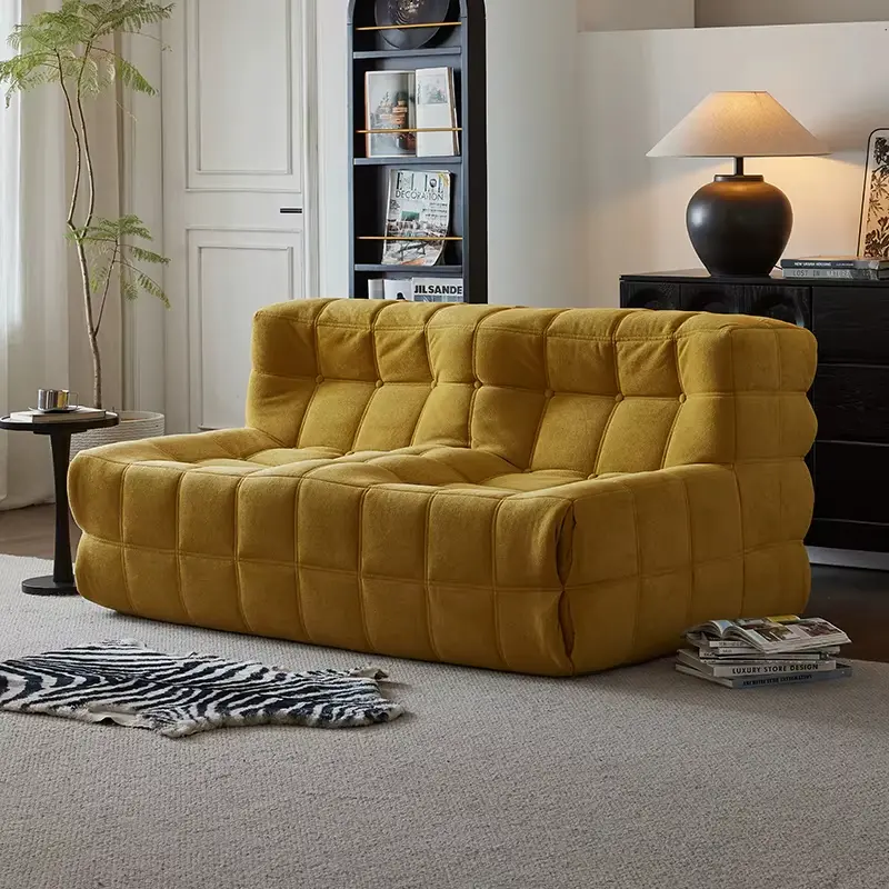 [PRE-ORDER] 2024 Modern Luxury Single Tatami Sofa Bed in Stylish Velvet Compressed Furniture Set for Living Room for Apartment Mall Hotel