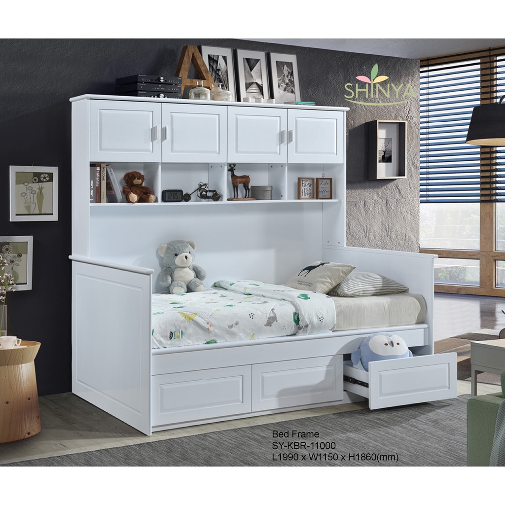 SHINYA Modern Style Kids Bed Frame-Smart-Living