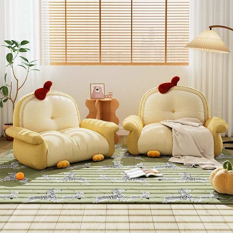 [Pre-order]  Chick cartoon kids couch girl princess cute lazy little couch boy couch chair reading baby seat-Smart-Living