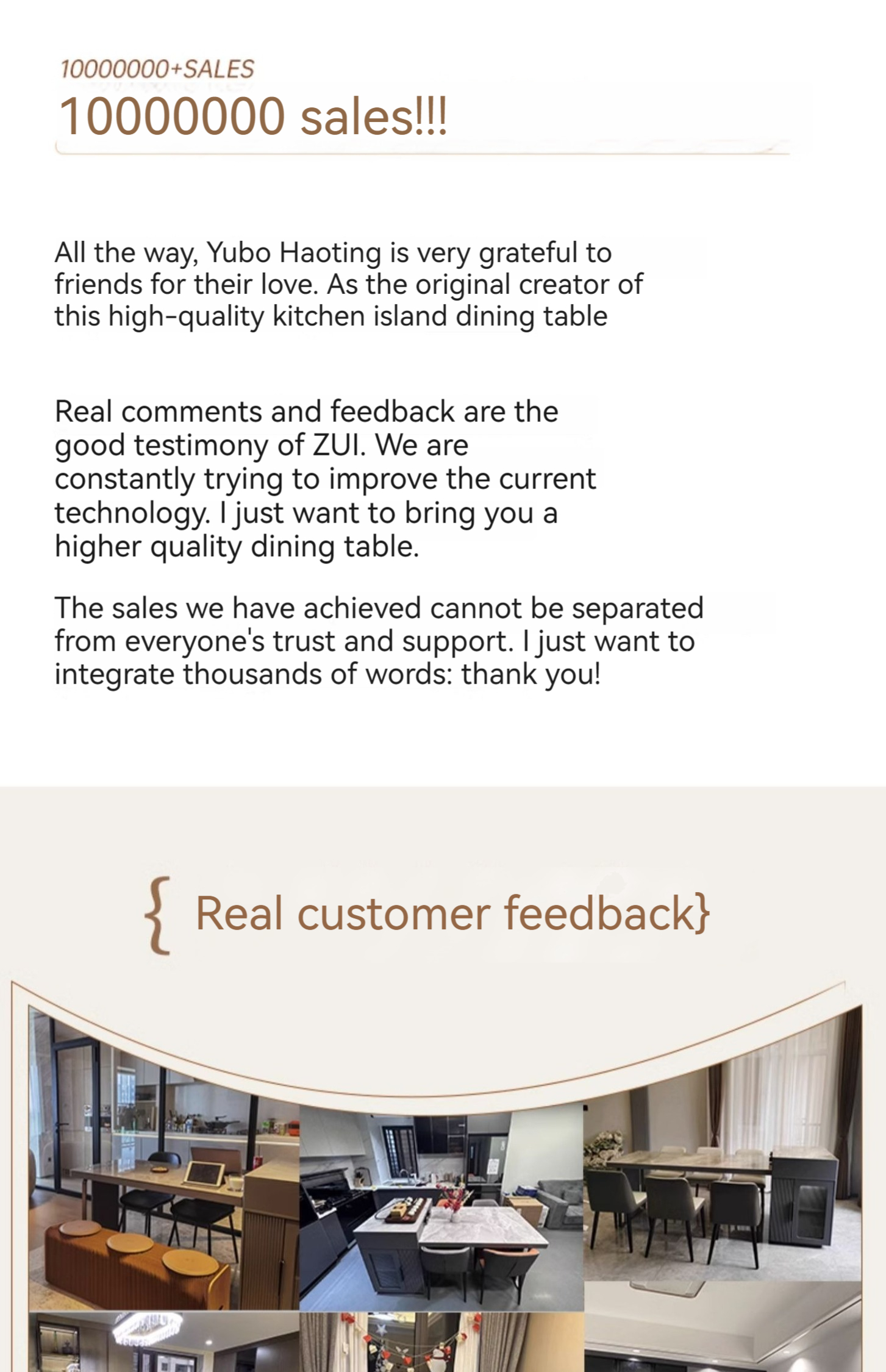 [Pre-order]  The slate island dining table is integrated, modern and simple, small household type, light luxury, telescopic dining table and chair combination, high-end sense-Smart-Living