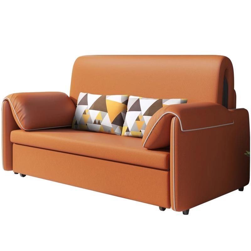 [Pre-order]  Technology cloth sofa bed dual-use foldable 1.5 meters modern simple small living room two-person -Smart-Living