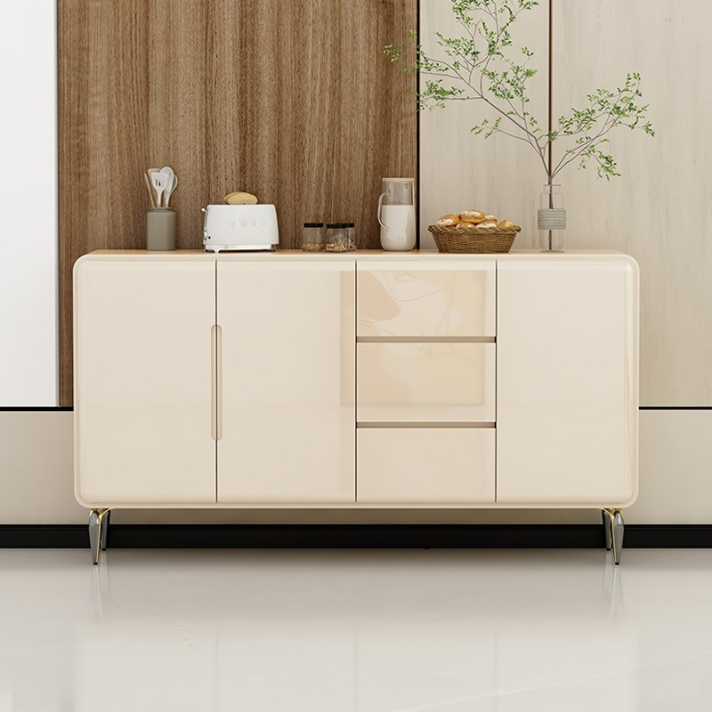 [pre order]Creamy sideboard, light luxury, minimalist storage cabinet, modern minimalist living room,-Smart-Living