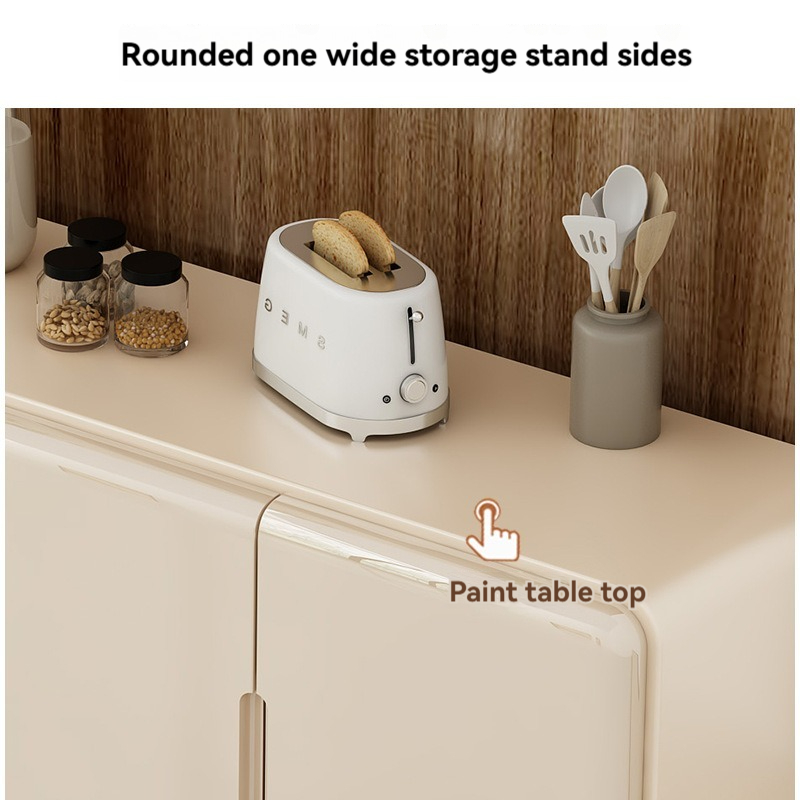 [pre order]Creamy sideboard, light luxury, minimalist storage cabinet, modern minimalist living room,-Smart-Living