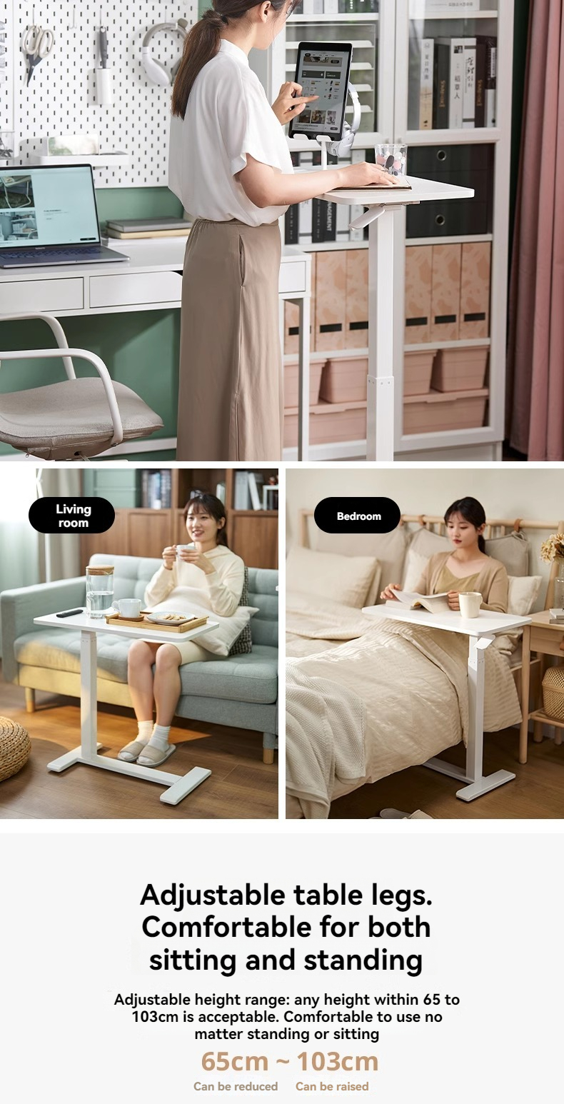 [Pre-orer]  Laptop Table Stand Bedside Table Mobile Lifting Table for Home Use