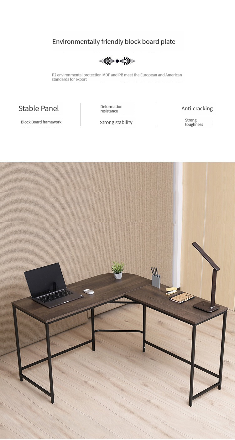 [Pre-order] Export European and American Standard Corner Desk, Factory Direct Sales Industrial Style Furniture.-Smart-Living