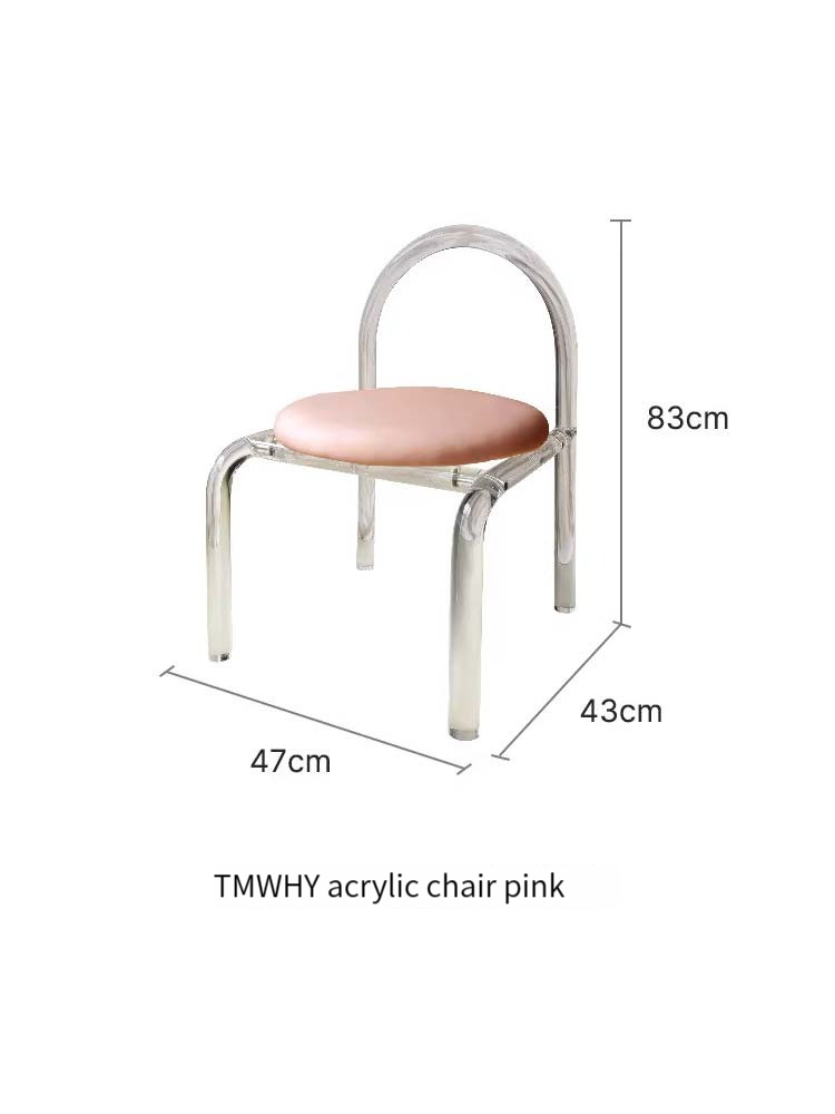 [Pre-order]  Bibi fish dining table chair desk chair leisure chair home backrest chair style light luxury minimalist makeup chair collection-Smart-Living