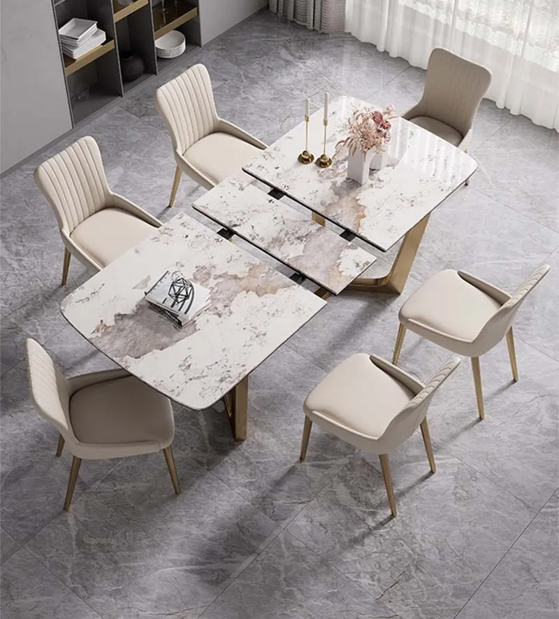 Adjustable dining table