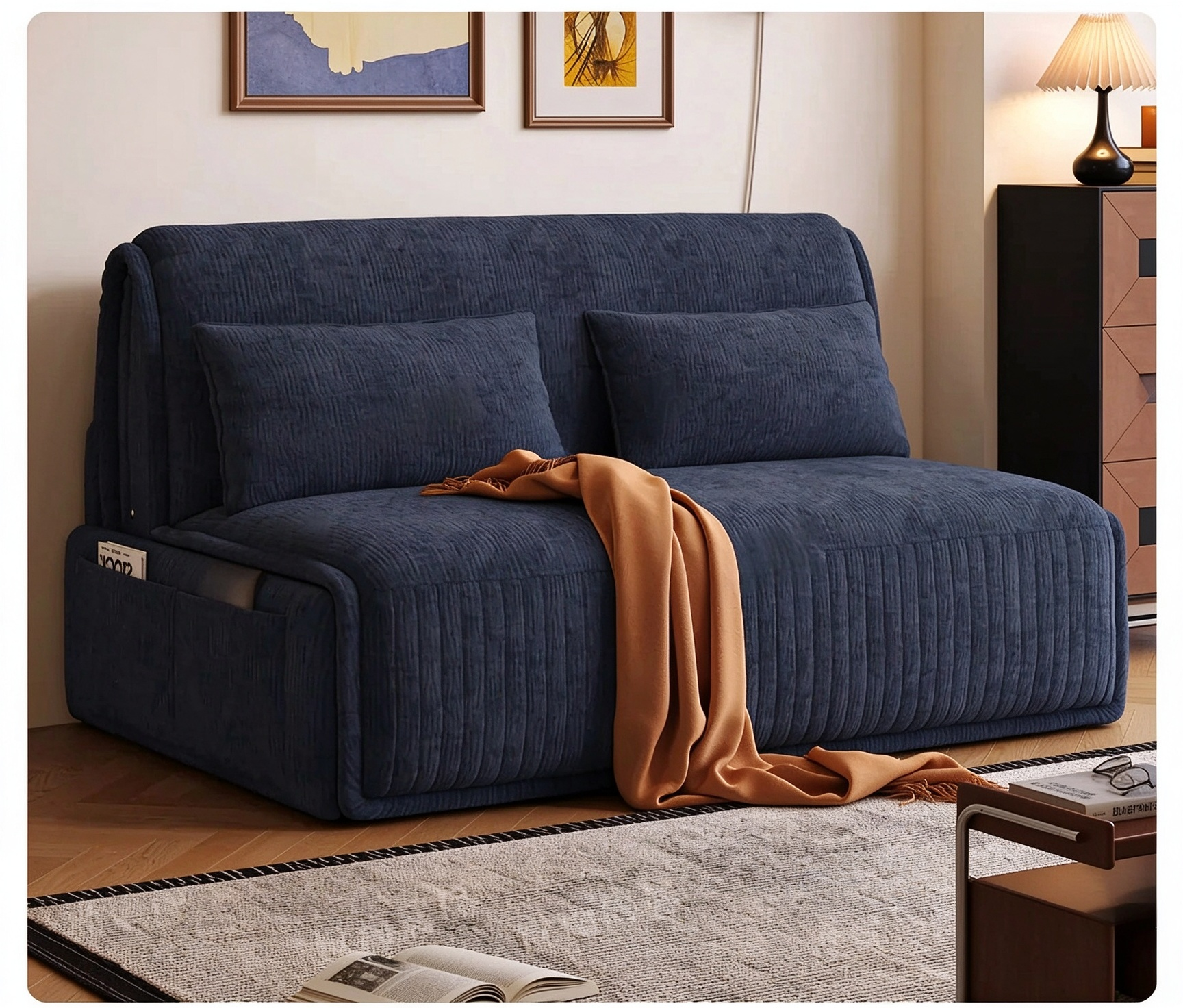 TCX-023 Electric Sofa Bed Retractable Multi-Functional | Sofa Bed Singapore