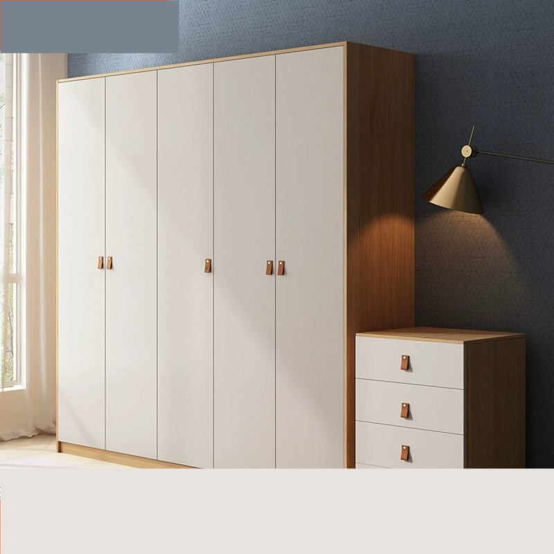[Pre-order]  Modern minimalist children's wardrobe, household bedroom, small unit cabinet, rental room, economical combination storage, large wardrobe-Smart-Living