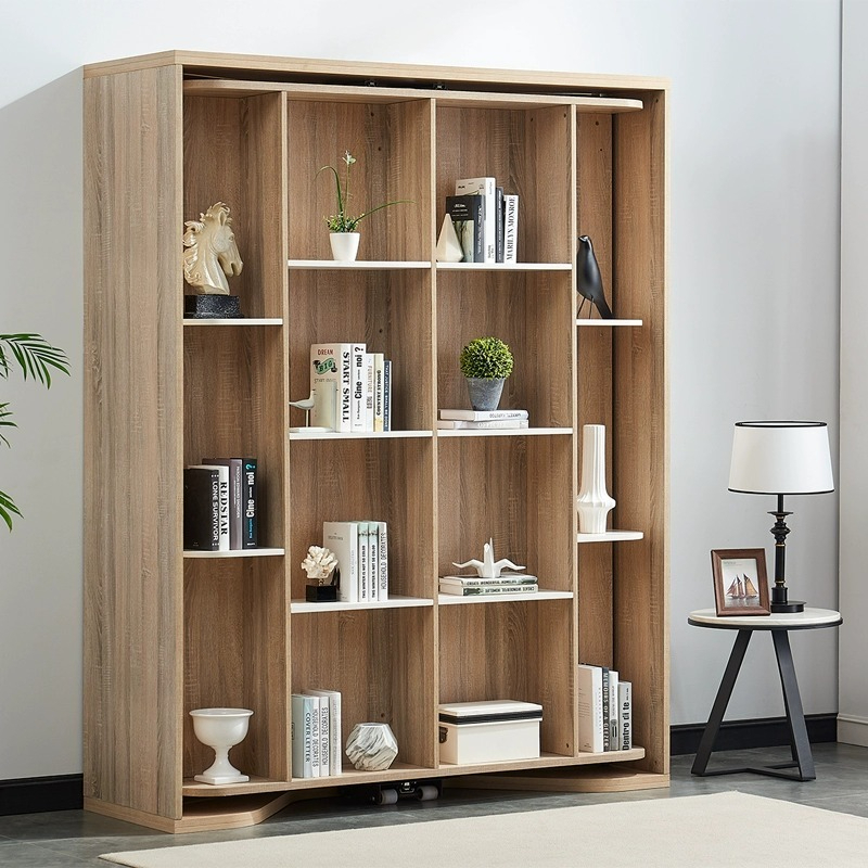 [Pre-order] Rotating folding invisible bed Small unit turning folding bed living room wall bed study invisible bed wall bed hardware accessories-Smart-Living