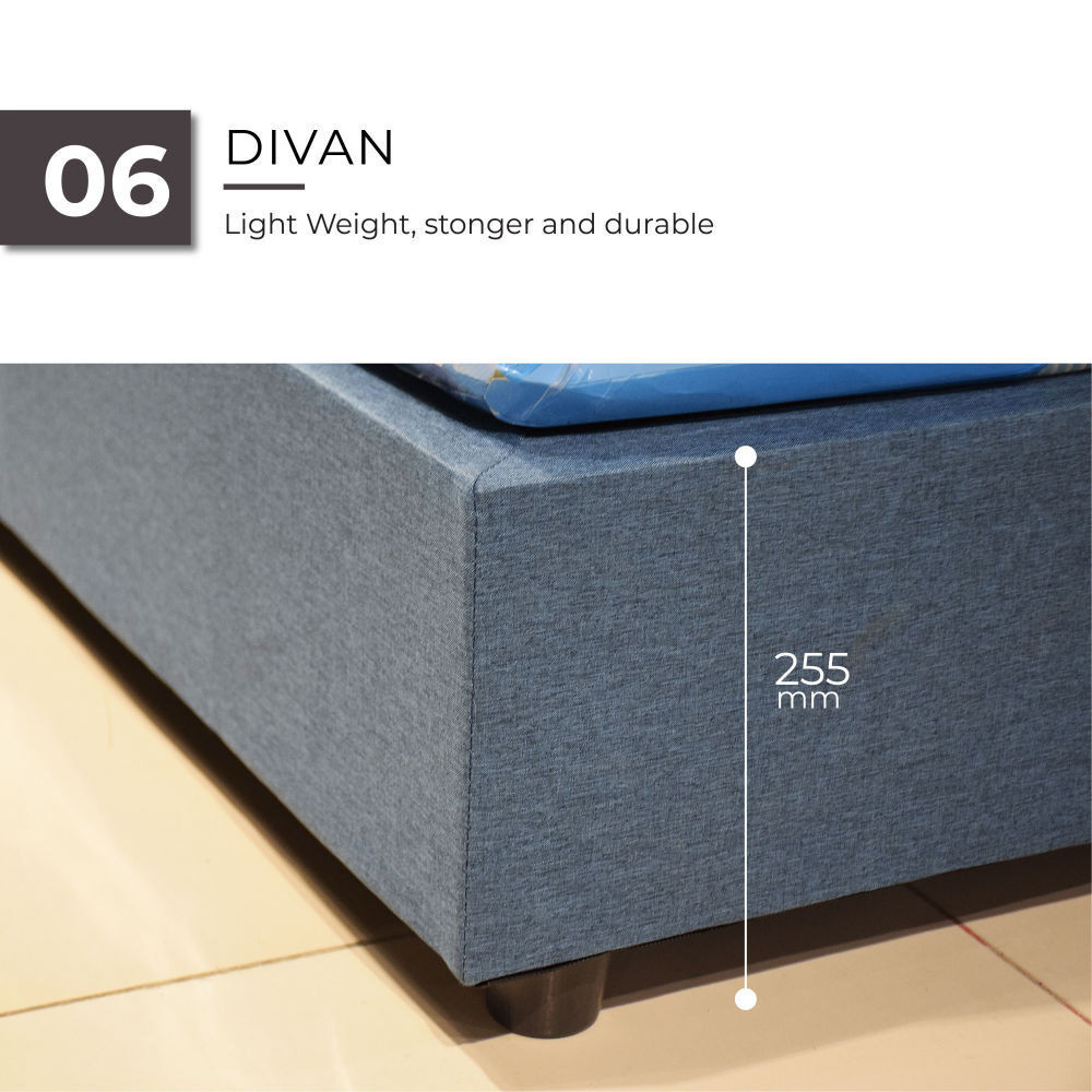 [pre order]Bed Frame Upholstered Bed with Buttoned Design Headboard, Fabric Bed Frame, Easy Assembly，No mattress-Smart-Living