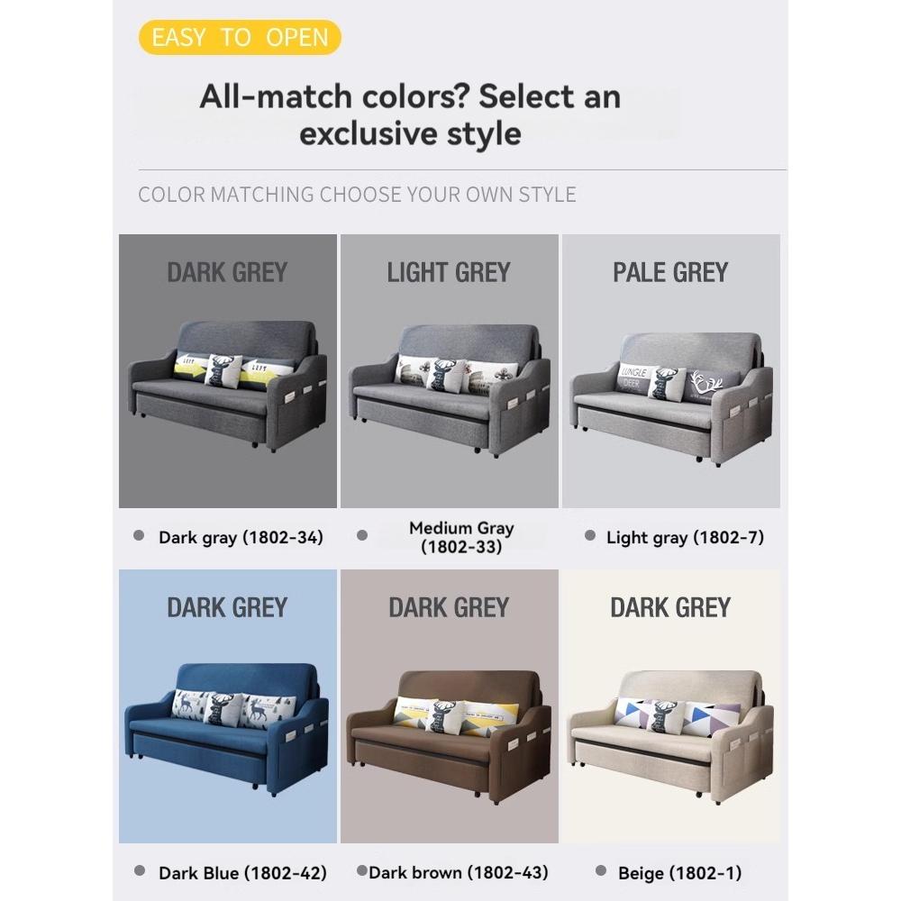 [Pre-order]Sofa bed dual function foldable living room double 1.2 small bedroom sofa 1.5m 1 m single