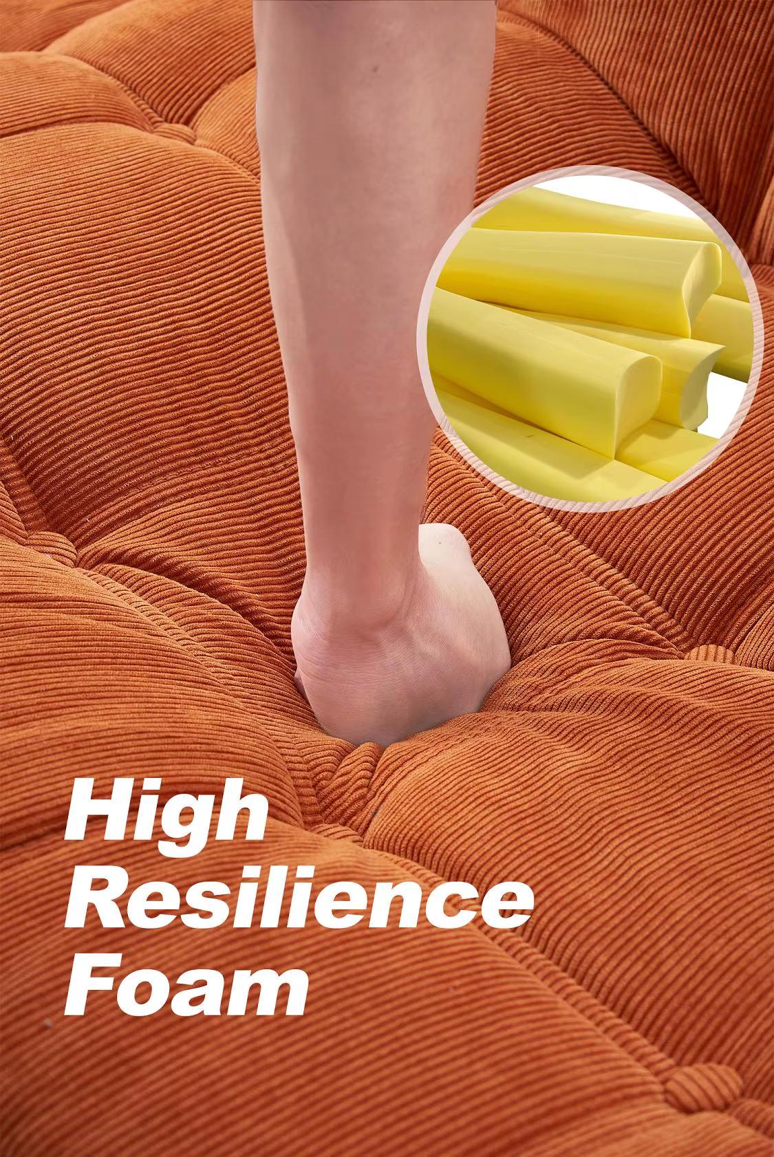 [PRE-ORDER] 2024 Modern Luxury Single Tatami Sofa Bed in Stylish Velvet Compressed Furniture Set for Living Room for Apartment Mall Hotel