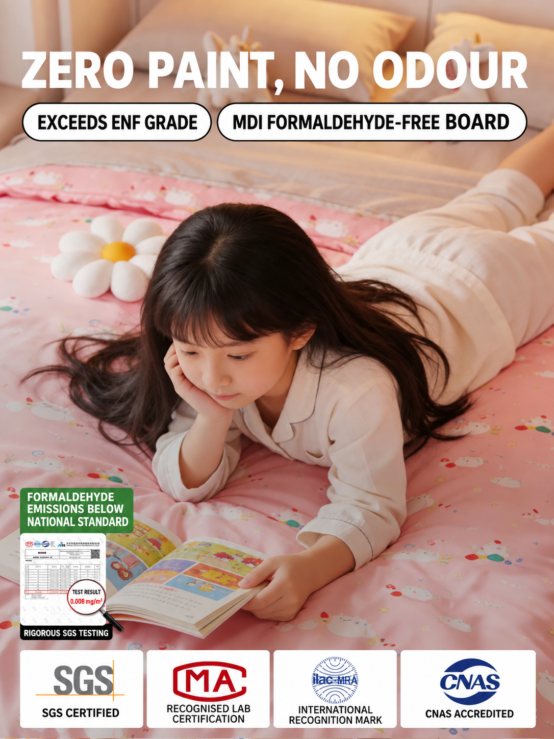 Space-Saving Kids’ Loft Bunk Bed with Wardrobe, Desk & Storage | Singapore