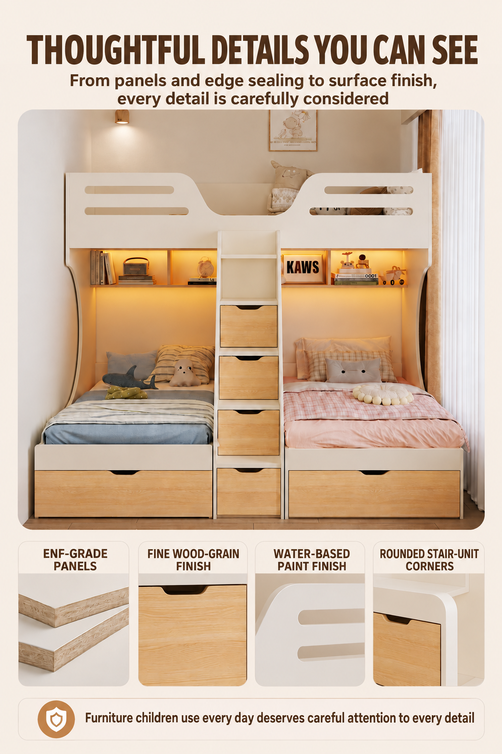 Kids bunk bed Singapore product detail 09