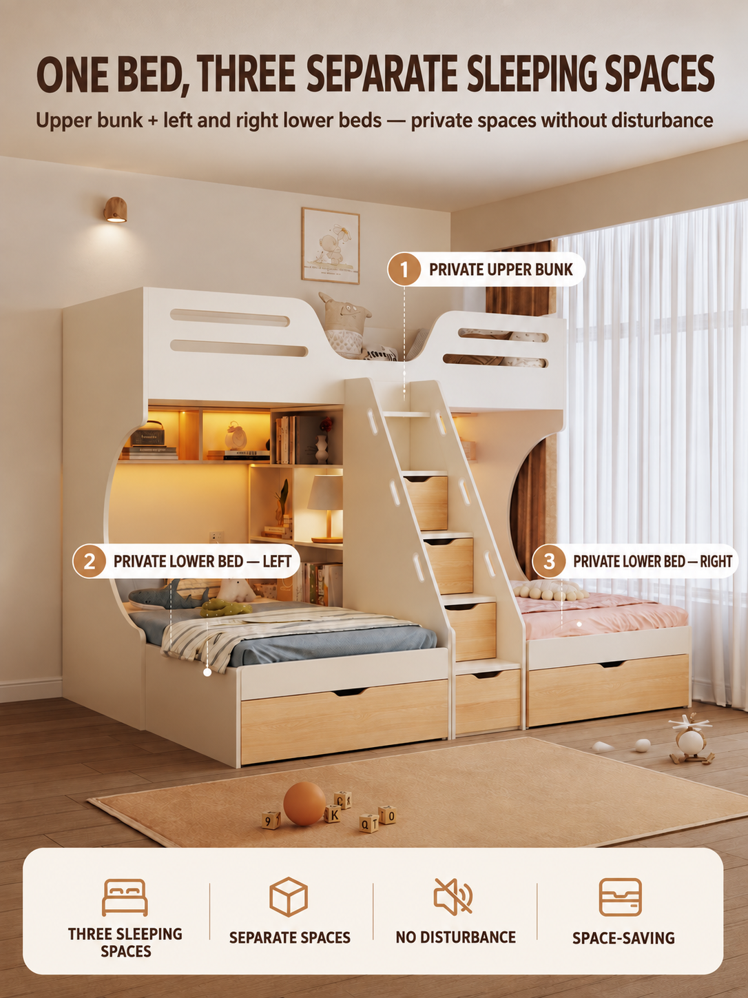 Kids bunk bed Singapore product detail 05