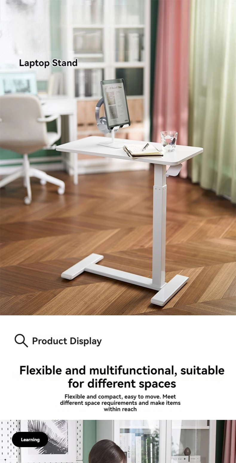 [Pre-orer]  Laptop Table Stand Bedside Table Mobile Lifting Table for Home Use