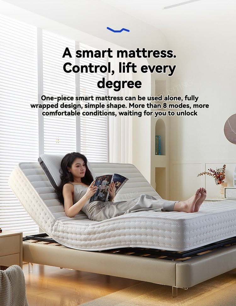 [Pre-order] Intelligent mattress zero gravity lift multi-function automatic massage simple electric mattress modern partial hard-Smart-Living