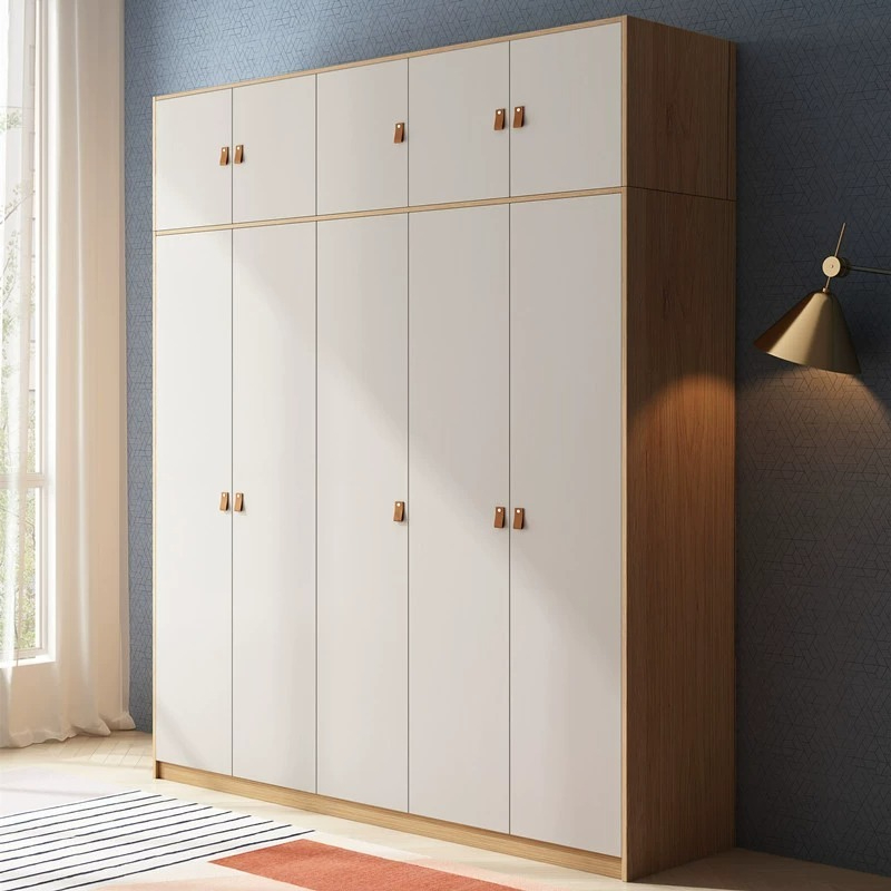 [Pre-order]  Modern minimalist children's wardrobe, household bedroom, small unit cabinet, rental room, economical combination storage, large wardrobe-Smart-Living