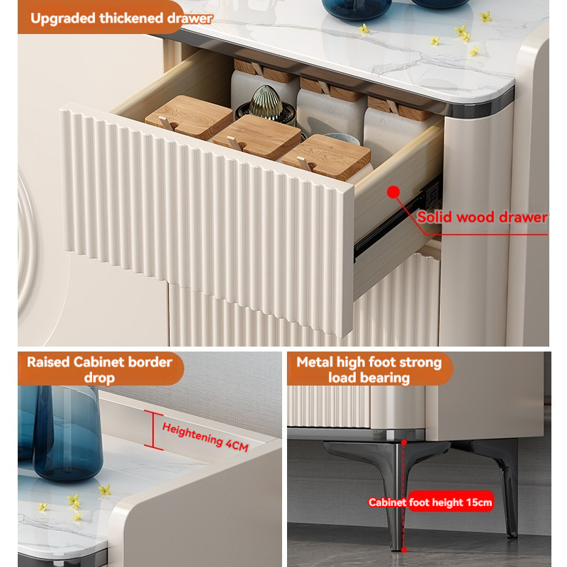 [pre order]Modern minimalist slate sideboard living room, wall-to-wall large capacity storage cabinet, kitchen,-Smart-Living