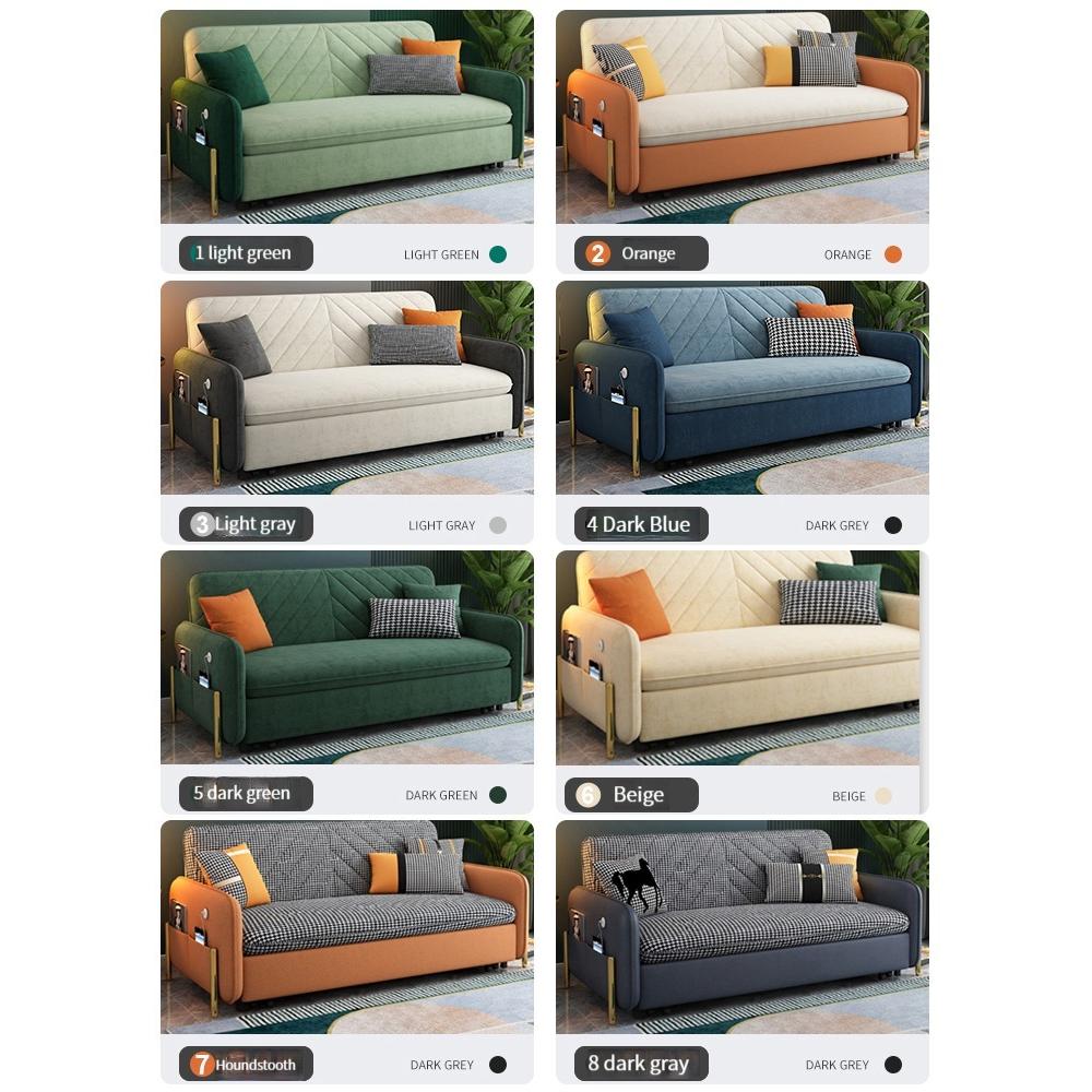 【Showroom】Sofa Bed With Storage Dual Purpose Foldable Bed/ Lazy Sofa Bed Foldable | Storage Bed Sofa Chair-Smart-Living