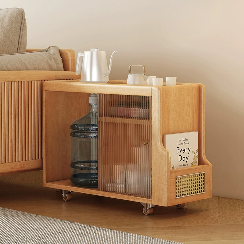 [Pre-order] LEMARS Solid Wood Movable Tea Sideboard/Coffee Table