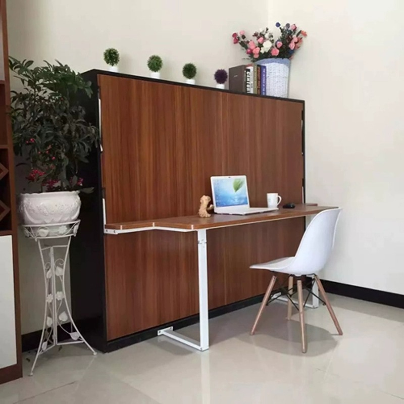 [Pre-order]  Electric folding invisible bed wall bed multi-function rollover automatic folding wall bed invisible bed desk bed hardware accessories